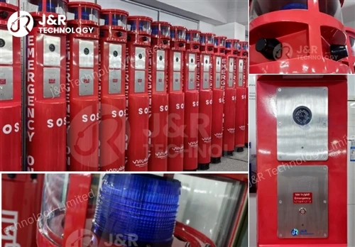 4G Solar-Menara Panggilan Kecemasan SOS Dikuasakan Untuk Pantai & Bandar Pantai